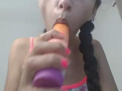 dirty anal taking shit out with dildo and eating shit
