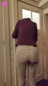 Soiled tight jeans; desperately begging, pissing and shitting myself, getting way too horny and coming hard